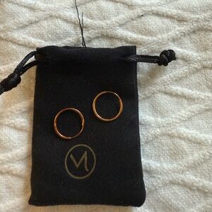 Mini Gold Hoop Earrings